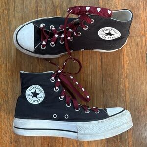 Converse Women's Platform Hightop Sneakers ~ sz 9